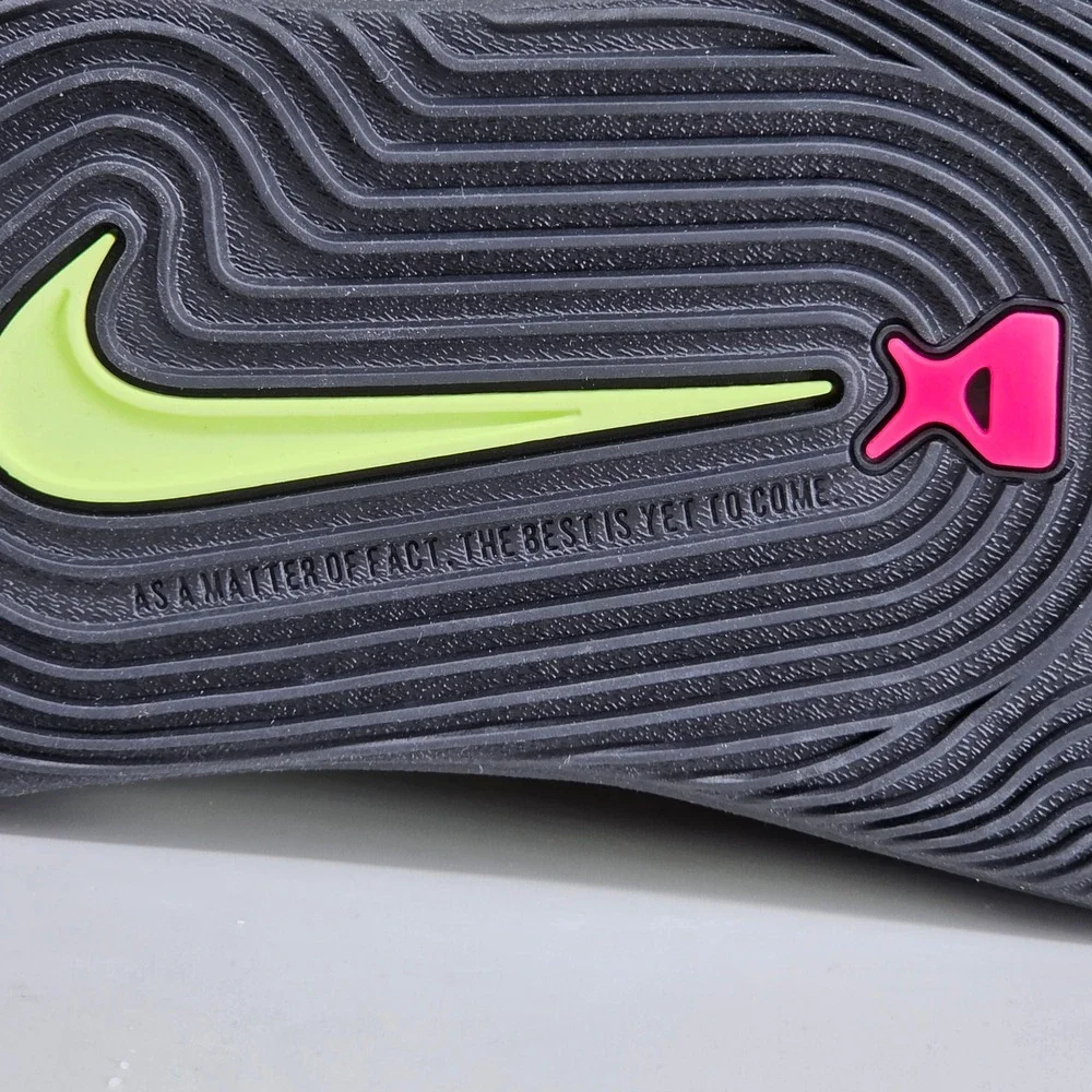 Nike A'One SE GS Basketball Shoes Youth 5.5Y Black Hyper Pink Volt HQ2294-001